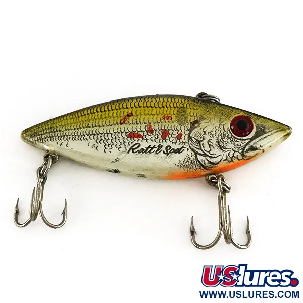 Cotton Cordell TH Spot Lipless Crankbait, Zilver-Olijf, 14g, #7752