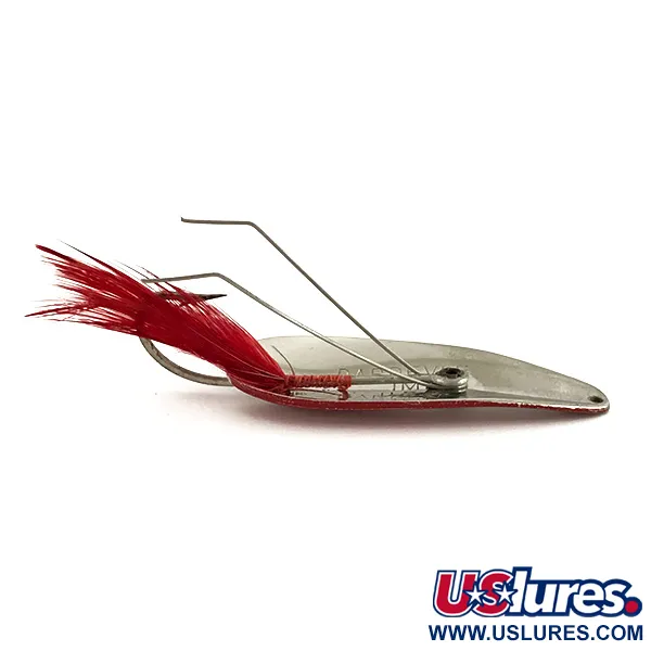 Eppinger Weedless Dardevle Imp Lepel, Rood/Wit/Nikkel, 11g, #7756