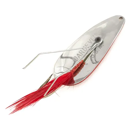 Eppinger Weedless Dardevle Imp Lepel, Rood/Wit/Nikkel, 11g, #7756