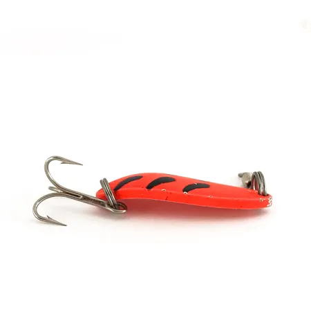 Luhr Jensen Krocodile UV Lepel, Rood/Zwart, 9g, UV-Glow, #7762