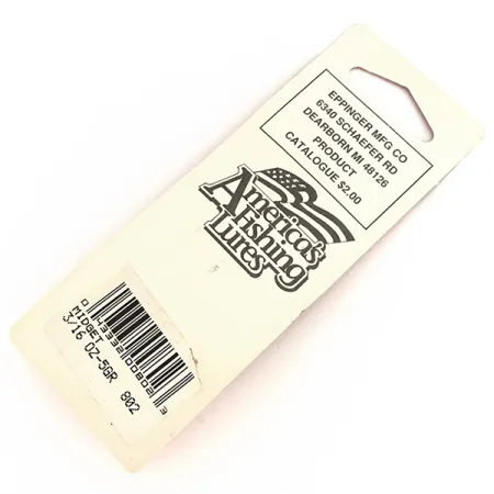 Eppinger Dardevle Midget Lepel, Zwart/Wit/Nikkel, 6g, #7773