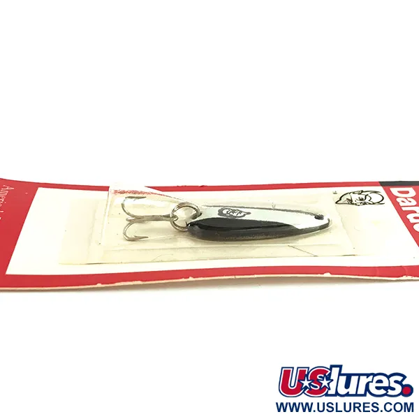 Eppinger Dardevle Midget Lepel, Zwart/Wit/Nikkel, 6g, #7773