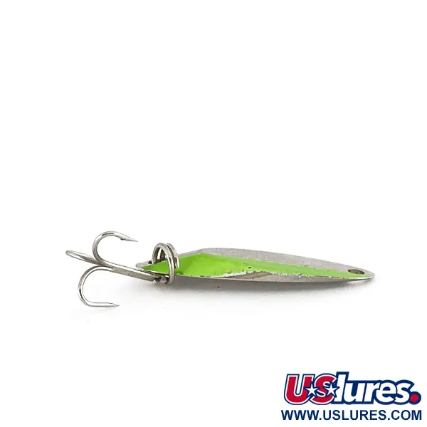 Acme Kastmaster UV Lepel, Nikkel / Groen, 3.5g, UV-reflecterend, #7777