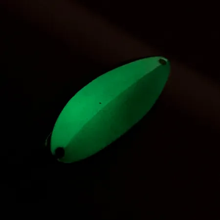 Little Cleo (Hula Girl) Lepel, Glow Wit/Groen/Nikkel, 5g, #7785