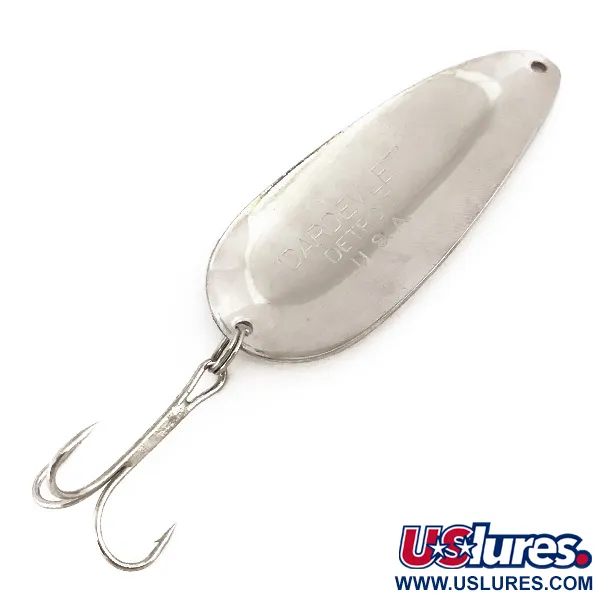 Dardevle Dardevlet Lepel, Nikkel / Groen, 21g, waggelactie, #7806