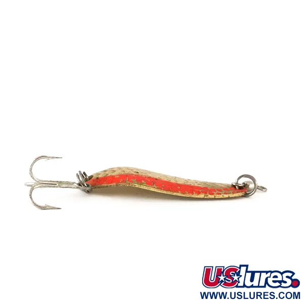 Luhr Jensen Krocodile Die #3 Lepel, Gehamerd Goud/Oranje, 10g, #7824