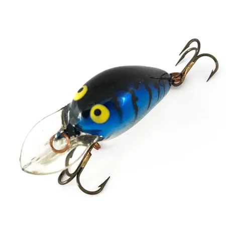 BOMBER FAT A B03F Crankbait, Blauw Metallic, 2g, Drijvend, #7826