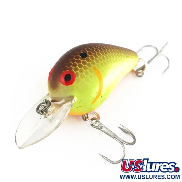 Bomber Fat A B04F UV Plug, Brown Chartreuse, 5.5g, UV, #7858