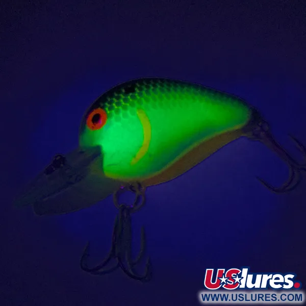 Bomber Fat A B04F UV Plug, Brown Chartreuse, 5.5g, UV, #7858