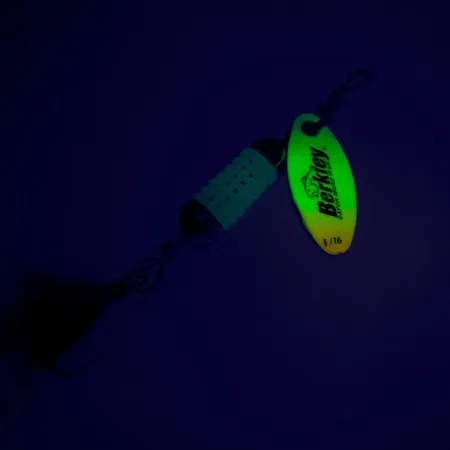 Berkley Scent Vent UV Spinner, Neongeel, 2,5g, UV Glow, #7886