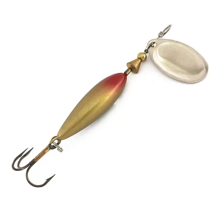 Matzuo FinSpin Spinner, Zilver/Brons (Messing), 7g, Vintage, #7891