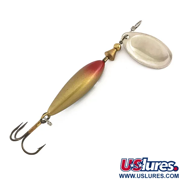 Matzuo FinSpin Spinner, Zilver/Brons (Messing), 7g, Vintage, #7891