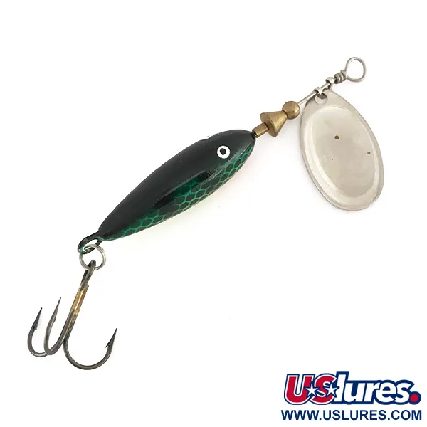 Matzuo FinSpin Spinner, Groen, 7g, Willow-blad, #7894