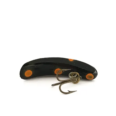 Yakima Bait FlatFish F4 Plug, Zwart / Oranje, 1,4g, Trage actie, #7895
