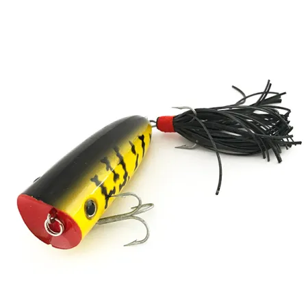Producers Popper Oppervlaktelure, Tiger, 12g, Rubber skirt, #7916