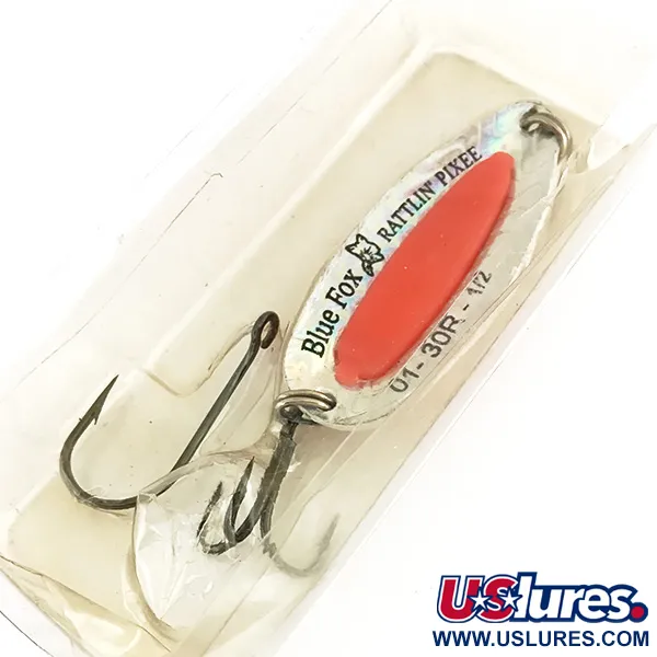 Blue Fox Rattlin Pixee Lepel, Roze/Regenboog, 14g, Eitjes-insert, #7942