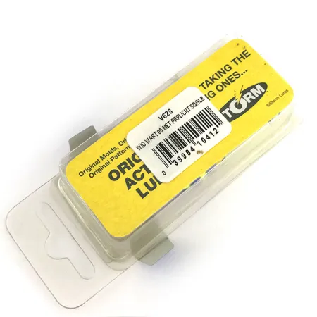 Storm Wiggle Wart Plug, Paars / Fluor Geel, 11g, Ratelend, #7944