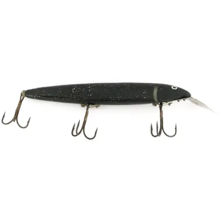Suick Muskie Cisco Kid Dieploper, Zwart, 35g, Metalen Lip, #7945