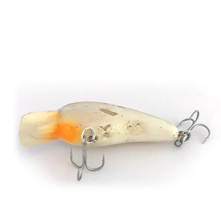 Norman Little N Crankbait, Grijs Wit, 7g, Oranje Keel, #7954