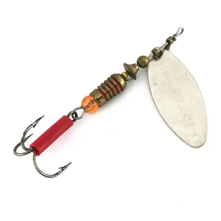 Mepps Aglia Long 2 Spinner, Zilver, 7.4g, Wilgenblad, #7977