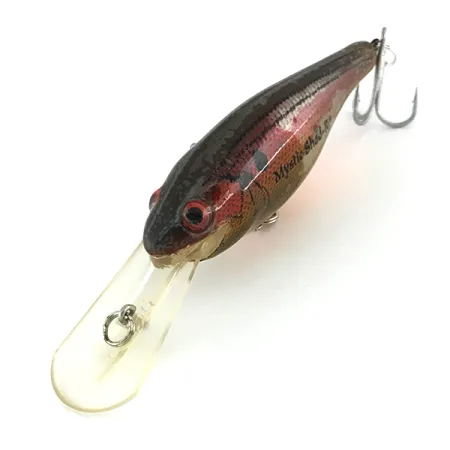 Rebel Mystic Shad R Plug, Donkerrood / Goud, 9g, Suspending, #7992