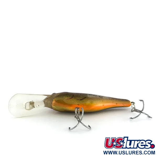 Rebel Mystic Shad R Plug, Donkerrood / Goud, 9g, Suspending, #7992