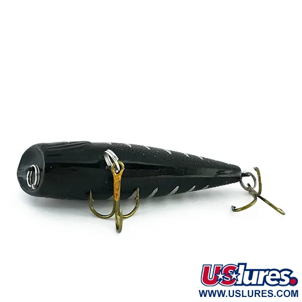 Bass Pro Shops XTS Speed Lures Popper, Zwart / Zilver, 7g, #8009