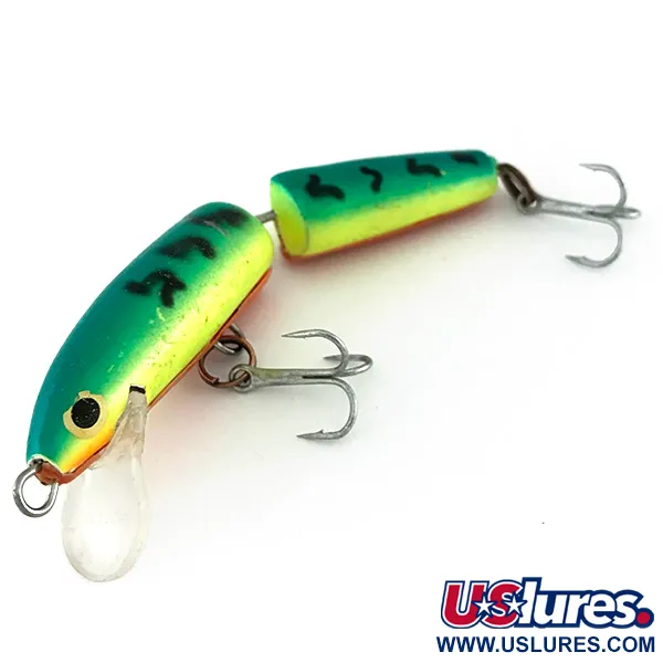 Rapala Jointed J-7 UV Plug, Fire Tiger, 4g, UV-actief, #8011