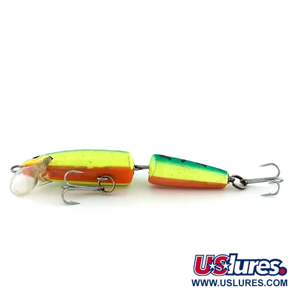 Rapala Jointed J-7 UV Plug, Fire Tiger, 4g, UV-actief, #8011
