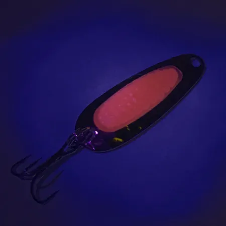 Blue Fox Pixee UV Lepel, Gehamerd Nikkel/Roze, 4.5g, UV-inzet, #8023