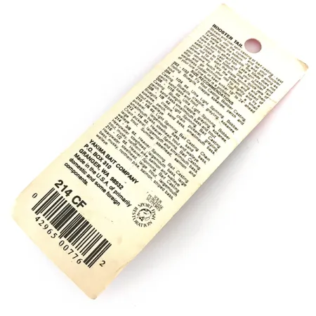 Worden’s Original Rooster Tail UV Spinner, Gold/Orange, 11g, UV, #8030