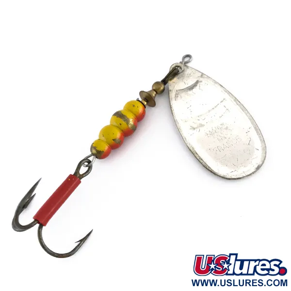 Mepps Aglia 5 Spinner, Zwart/Wit/Zilver, 14g, #8045