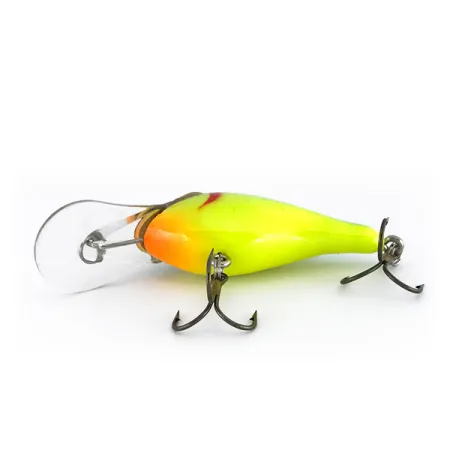 Renegade Little Diver Crankbait, Chartreuse, 11g, Jelutong hout, #8051