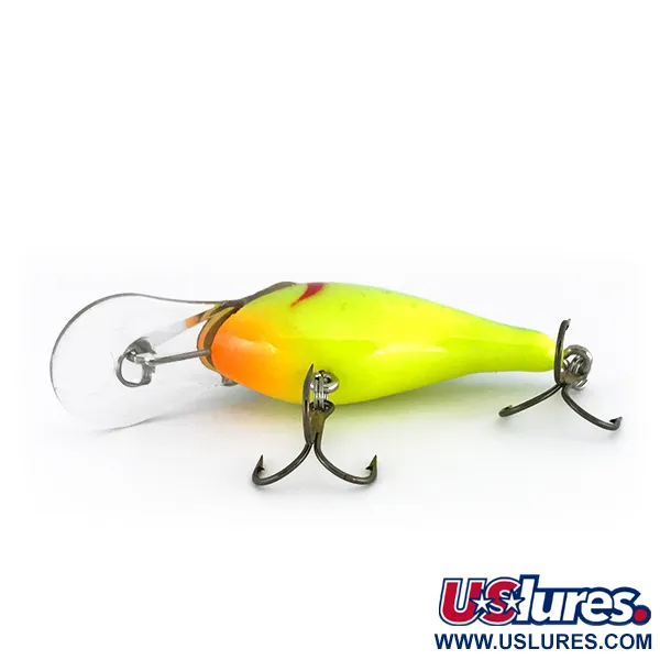 Renegade Little Diver Crankbait, Chartreuse, 11g, Jelutong hout, #8051