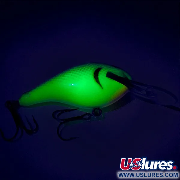 Renegade Little Diver Crankbait, Chartreuse, 11g, Jelutong hout, #8051