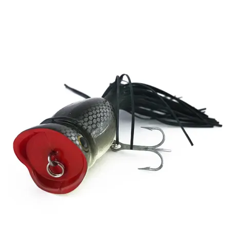 Producers 8054 Popper, Zwart / Rood, 8g, Rubberen slierten, #8054