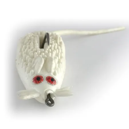 Strike King King Rat Oppervlakkunstaas, Wit, 14g, Wierloos, #8065