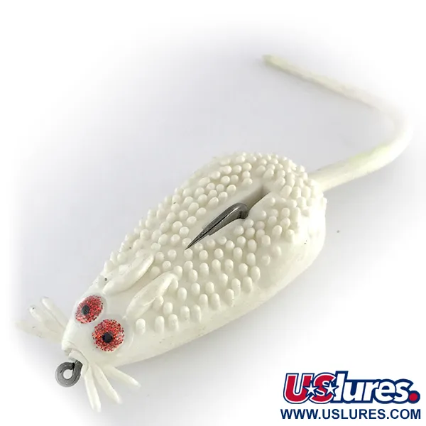 Strike King King Rat Oppervlakkunstaas, Wit, 14g, Wierloos, #8065