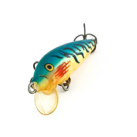 Rapala Original Floater F4 Plug, Fire Tiger, 2g, Balsa, #8073