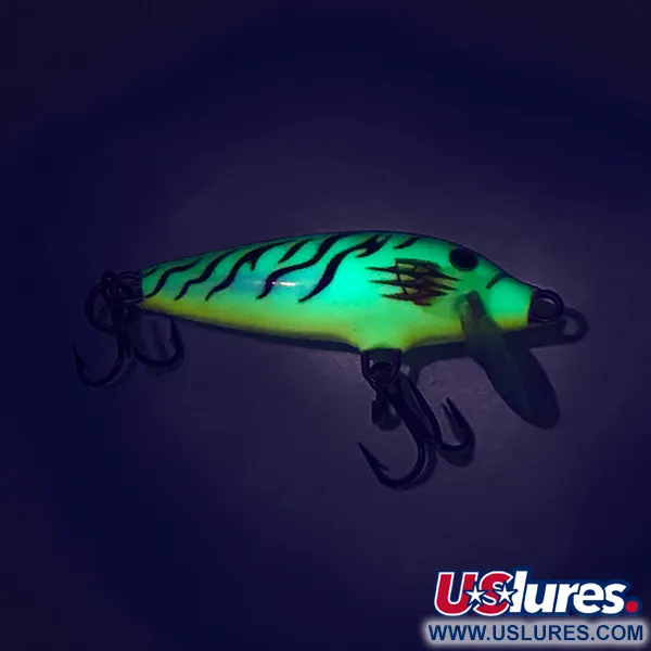 Rapala Original Floater F4 Plug, Fire Tiger, 2g, Balsa, #8073