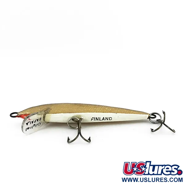 Rapala Original Floater F7 Plug, G (Gold), 4g, Balsahout, #8075