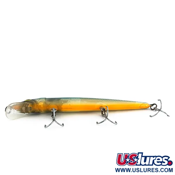Rapala Husky Jerk 12 Plug, Goud/Blauw, 13g, Suspending, #8078