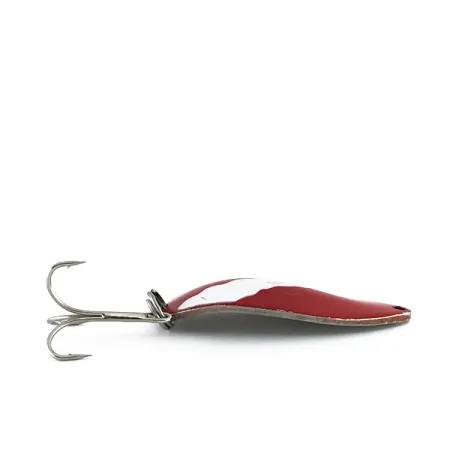 Little Cleo (Hula Girl) Lepel, Rood / Wit / Nikkel, 18g, #8089