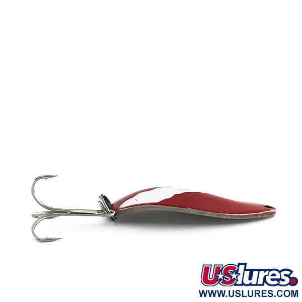 Little Cleo (Hula Girl) Lepel, Rood / Wit / Nikkel, 18g, #8089