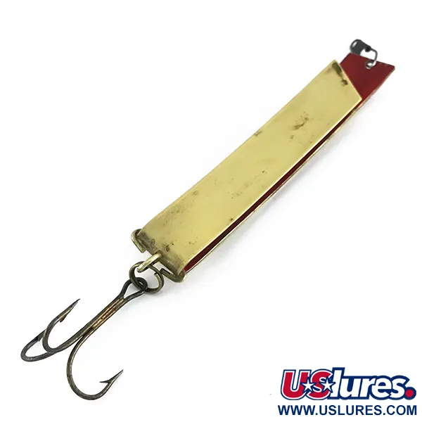 Luhr Jensen Super-Duper 516 Lepel, Messing / Rood, 18g, #8096