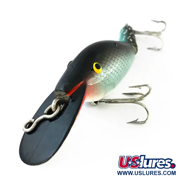 Eppinger Sparkle Tail Plug, Grijs/Lichtblauw/Rood, 10g, Glitterstaart, #8108