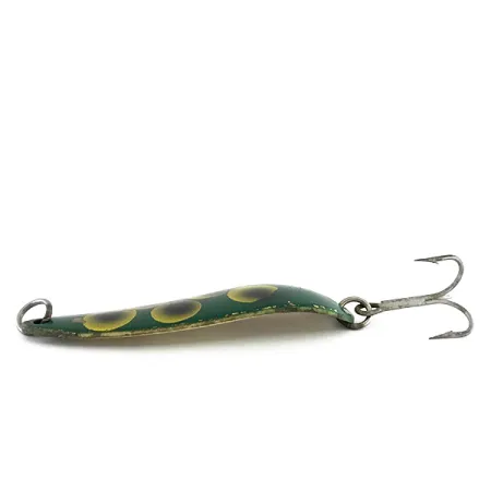 Luhr Jensen Krocodile Die #5 Lepel, Frog/Messing, 28g, Messing, #8110