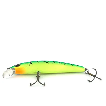 Cotton Cordell 3.5 Minnow Plug, Green Tiger, 7g, UV-actief, #8127