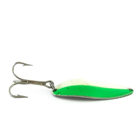 Acme Little Cleo Glow Lepel, White / Green / Nickel, 21g, #8171