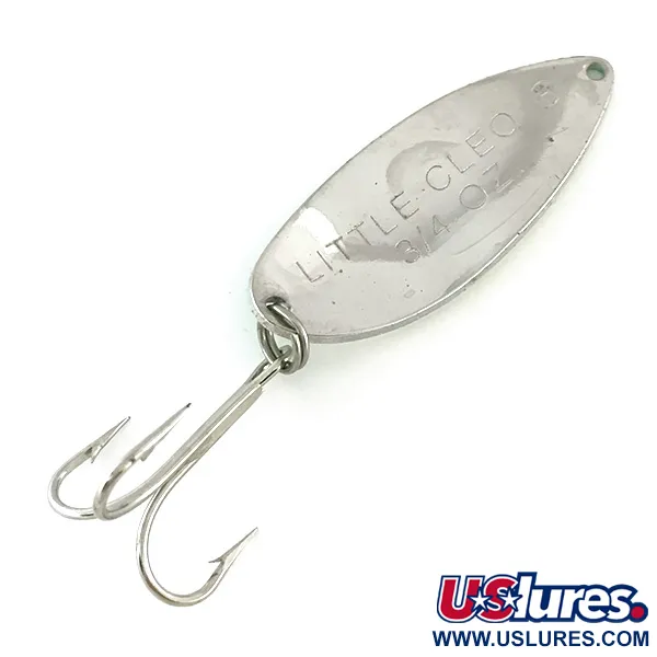 Acme Little Cleo Glow Lepel, White / Green / Nickel, 21g, #8171